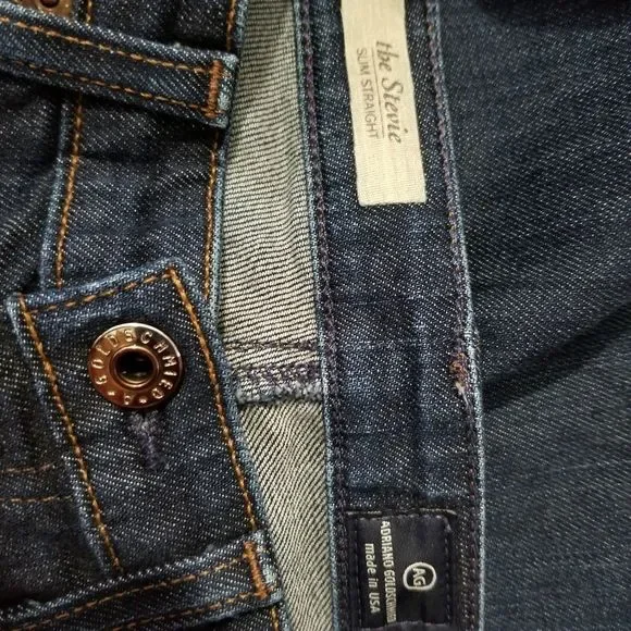 Ag Adriano Goldschmied | The Stevie Dark Wash Jean - Picture 5 of 6